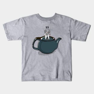 Astronaut, Space Cadet on a Tea Pot Kids T-Shirt